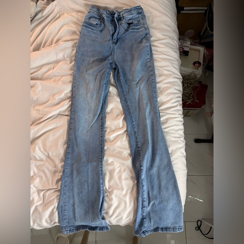 Classic Flared Blue Women's Jeans